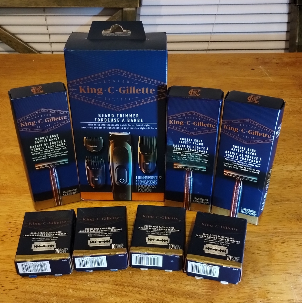 King Gillette Shaving, and Grooming Products